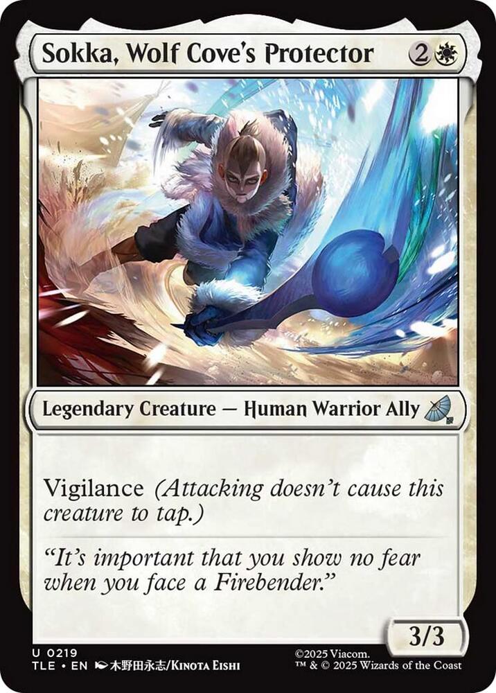 Sokka, Wolf Cove's Protector (0219) - 219: Avatar: The Last Airbender: Eternal-Legal