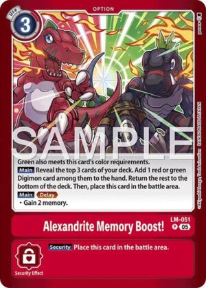 Alexandrite Memory Boost! - LM-051 P: Limited Card Pack -Another Knight-