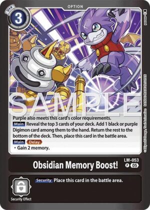 Obsidian Memory Boost! - LM-053 P: Limited Card Pack -Another Knight-