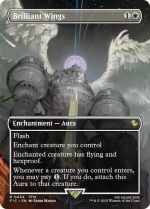 Brilliant Wings (Borderless) - 454: Commander: FINAL FANTASY