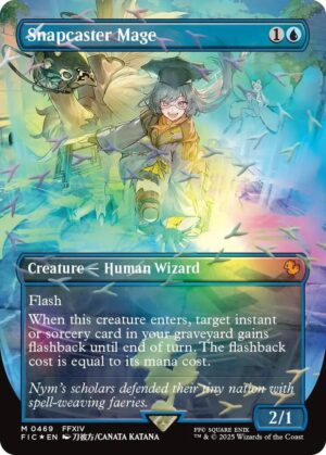 Snapcaster Mage (Borderless) (Chocobo Track Foil) - 469: Commander: FINAL FANTASY