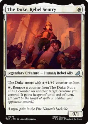 The Duke, Rebel Sentry - 76: Avatar: The Last Airbender: Eternal-Legal