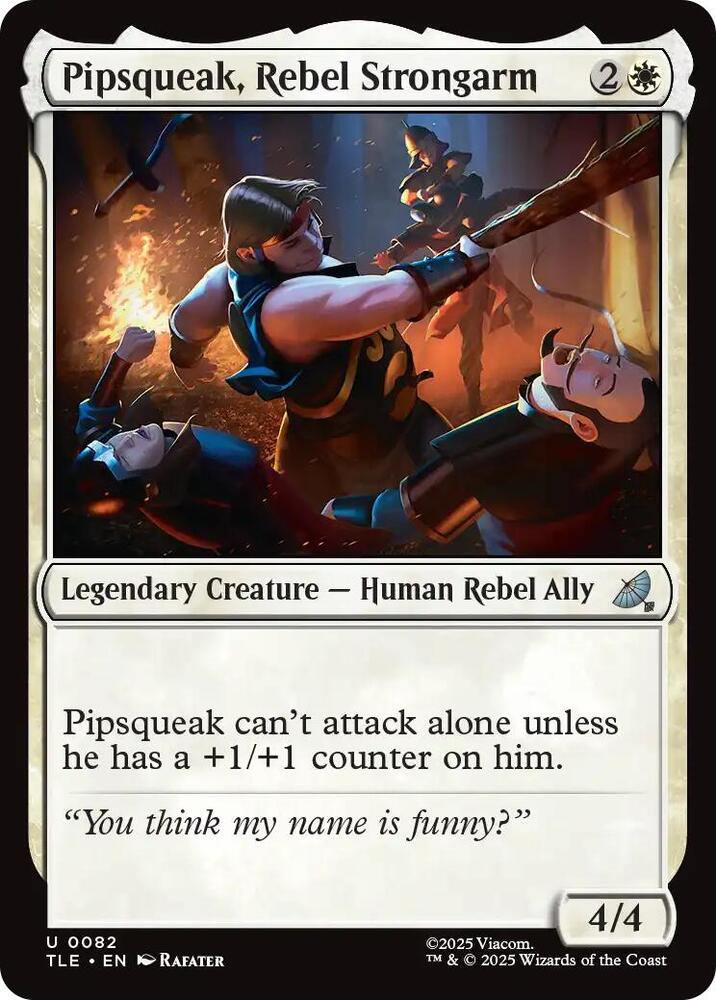 Pipsqueak, Rebel Strongarm - 82: Avatar: The Last Airbender: Eternal-Legal