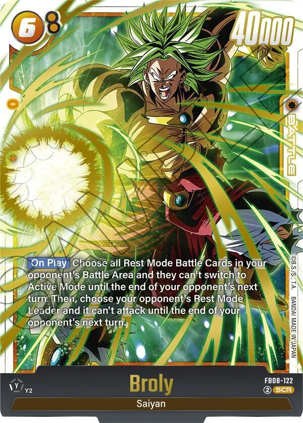 Broly - FB08-122 - FB08-122: Saiyan's Pride