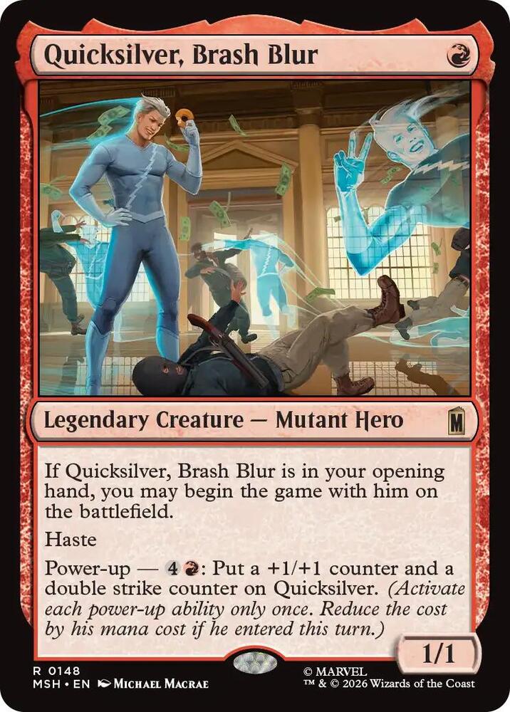Quicksilver, Brash Blur - 148: Marvel Super Heroes