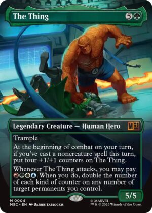The Thing (Borderless) - 4: Commander: Marvel Super Heroes