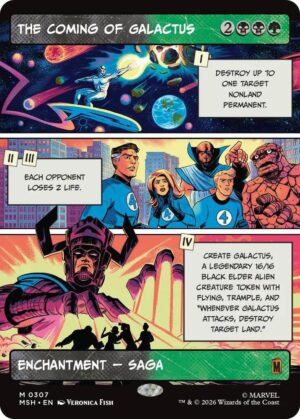 The Coming of Galactus (Borderless) - 307: Marvel Super Heroes
