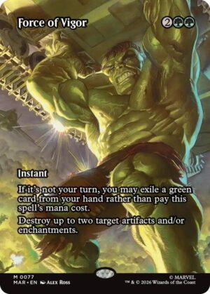 Force of Vigor (Borderless) - 77: Marvel Universe Eternal-Legal