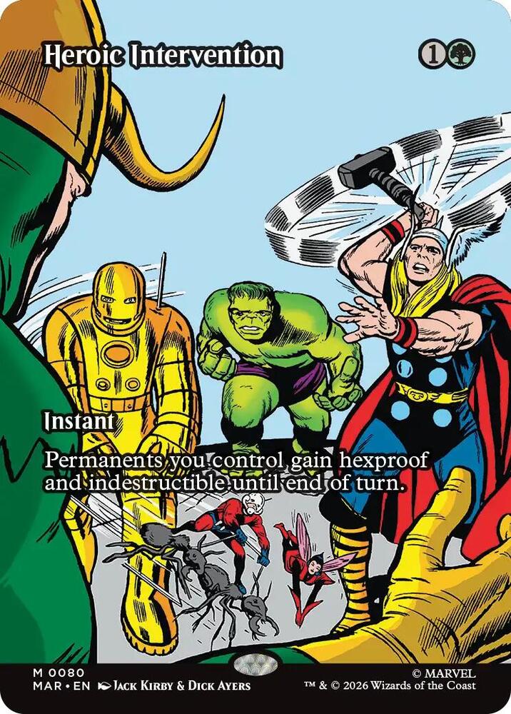Heroic Intervention (0080) (Borderless) - 80: Marvel Universe Eternal-Legal