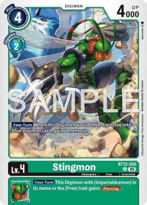 Stingmon - BT12-050 (Reprint) - BT12-050 U: Advanced Booster Digimon Generation