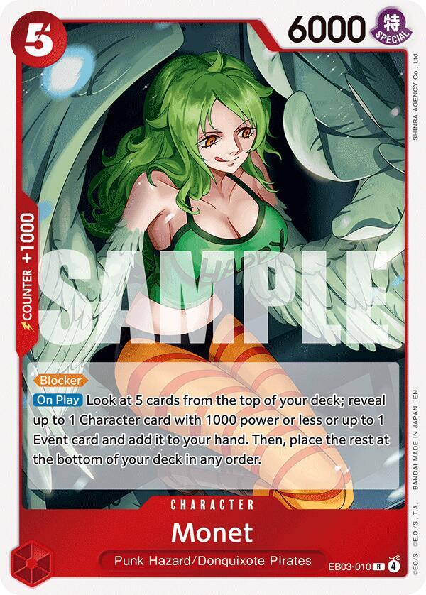 Monet - EB03-010: Extra Booster: One Piece Heroines Edition