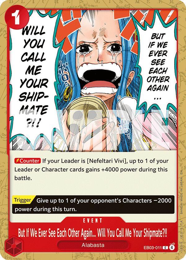 But If We Ever See Each Other Again... Will You Call Me Your Shipmate?!! - EB03-011: Extra Booster: One Piece Heroines Edition