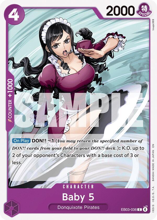Baby 5 - EB03-036: Extra Booster: One Piece Heroines Edition