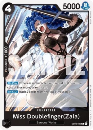 Miss Doublefinger(Zala) - EB03-046: Extra Booster: One Piece Heroines Edition