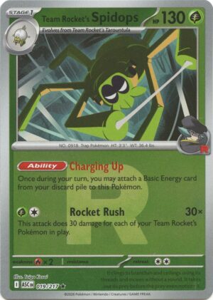 Team Rocket's Spidops (Team Rocket) - 019/217: ME: Ascended Heroes