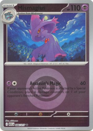 Mismagius (Energy Symbol Pattern) - 086/217: ME: Ascended Heroes