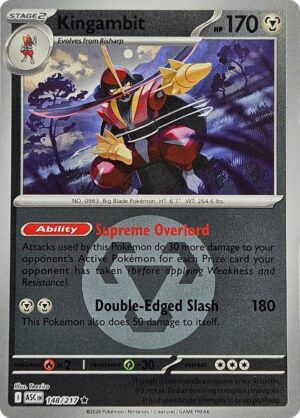 Kingambit (Energy Symbol Pattern) - 148/217: ME: Ascended Heroes