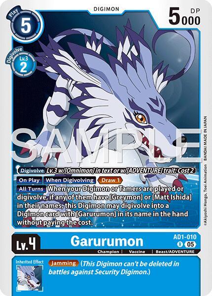 Garurumon - AD1-010 R: Advanced Booster Digimon Generation