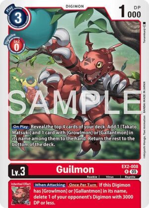 Guilmon - EX2-008 (Reprint) - EX2-008 R: Advanced Booster Digimon Generation