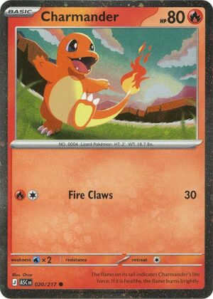 Charmander - 020/217 (Cosmos Holo) - 020/217: Miscellaneous Cards & Products