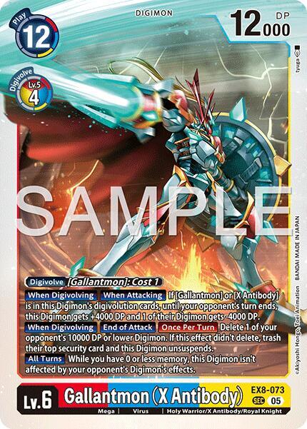 Gallantmon (X Antibody) (Reprint) - EX8-073 SEC: Advanced Booster Digimon Generation