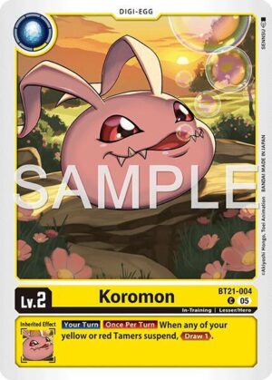 Koromon - BT21-004 (Reprint) - BT21-004 C: Advanced Booster Digimon Generation
