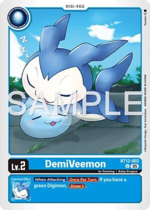 DemiVeemon - BT12-002 (Reprint) - BT12-002 U: Advanced Booster Digimon Generation