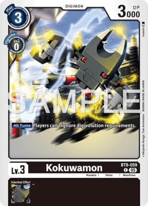 Kokuwamon (Reprint) - BT8-059 C: Advanced Booster Digimon Generation