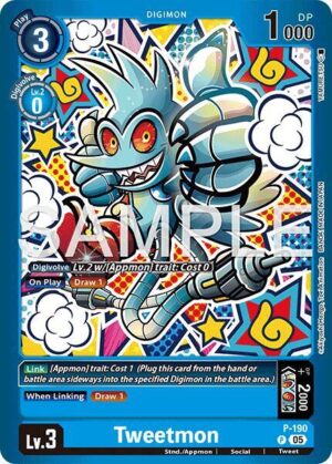 Tweetmon - P-190 P: Limited Card Pack -Another Knight-