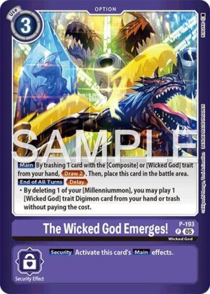 The Wicked God Emerges! - P-193 P: Limited Card Pack -Another Knight-
