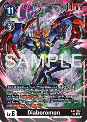 Diaboromon - EX6-043 SR: Limited Card Pack -Another Knight-