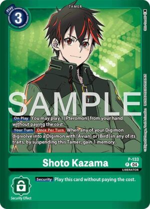 Shoto Kazama - P-133 P: Limited Card Pack -Another Knight-