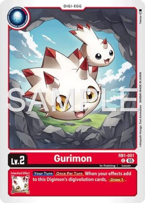 Gurimon (Reprint) - RB1-001 C: Advanced Booster Digimon Generation