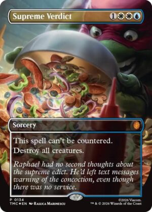 Supreme Verdict (Borderless) - 134: Commander: Teenage Mutant Ninja Turtles