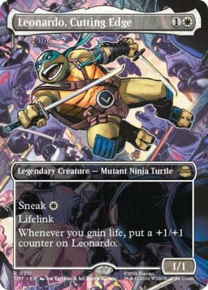 Leonardo, Cutting Edge (Borderless) - 211: Teenage Mutant Ninja Turtles