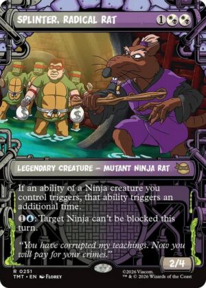 Splinter, Radical Rat (Showcase) - 251: Teenage Mutant Ninja Turtles