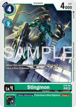 Stingmon - ST9-09 (Reprint) - ST9-09 U: Advanced Booster Digimon Generation