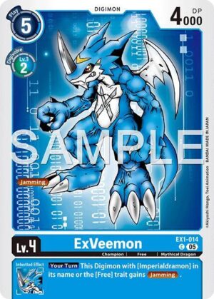 ExVeemon - EX1-014 (Reprint) - EX1-014 C: Advanced Booster Digimon Generation