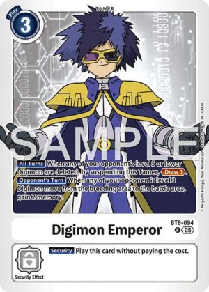 Digimon Emperor (Reprint) - BT8-094 R: Advanced Booster Digimon Generation
