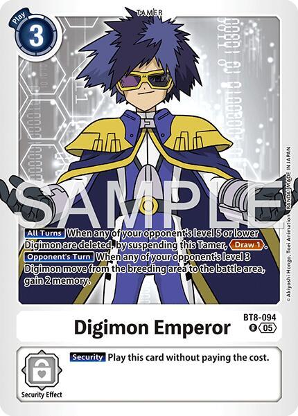 Digimon Emperor (Reprint) - BT8-094 R: Advanced Booster Digimon Generation