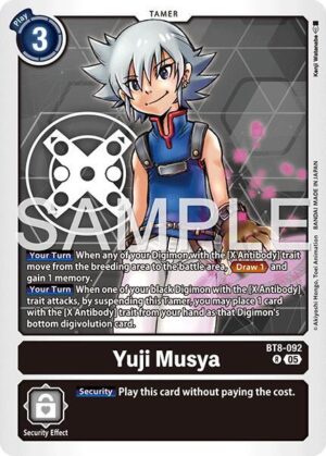 Yuji Musya (Reprint) - BT8-092 R: Advanced Booster Digimon Generation