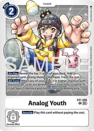Analog Youth (Reprint) - EX1-066 R: Advanced Booster Digimon Generation