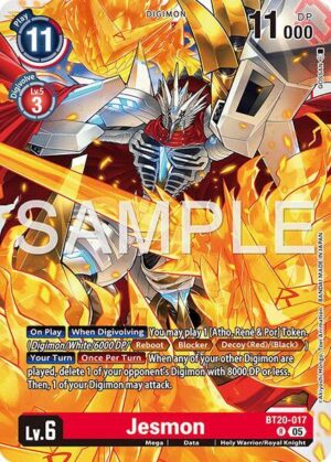 Jesmon (Reprint) - BT20-017 R: Advanced Booster Digimon Generation