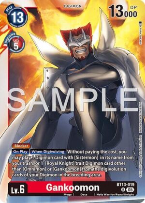 Gankoomon (Reprint) - BT13-019 R: Advanced Booster Digimon Generation