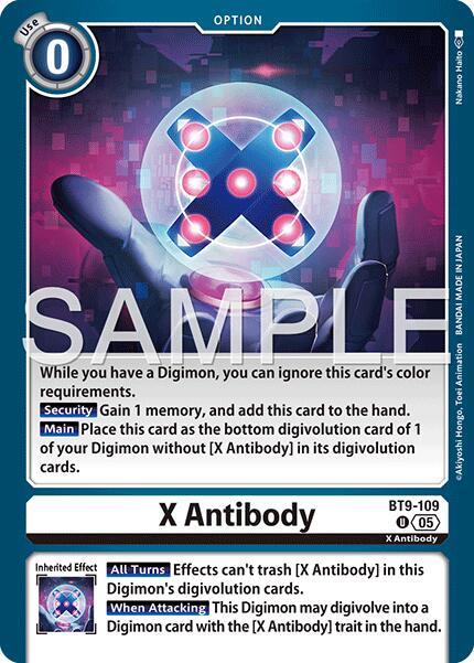 X Antibody (Reprint) - BT9-109 U: Advanced Booster Digimon Generation