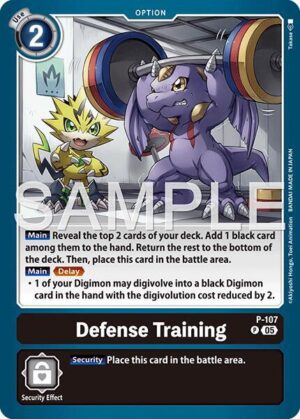 Defense Training (Reprint) - P-107 P: Advanced Booster Digimon Generation
