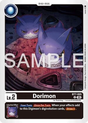 Dorimon (Reprint) - BT7-005 U: Advanced Booster Digimon Generation