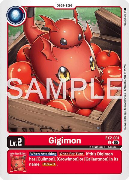 Gigimon (Reprint) - EX2-001 U: Advanced Booster Digimon Generation