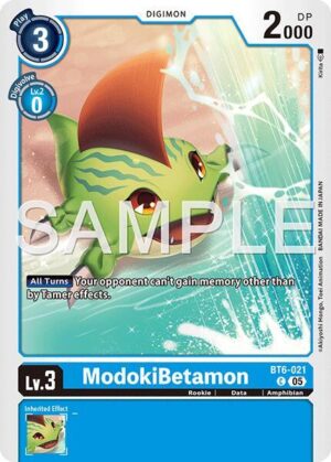 ModokiBetamon (Reprint) - BT6-021 C: Advanced Booster Digimon Generation