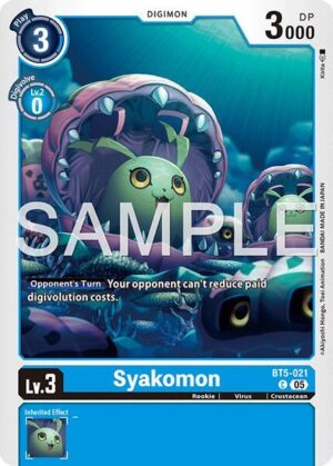 Syakomon (Reprint) - BT5-021 C: Advanced Booster Digimon Generation
